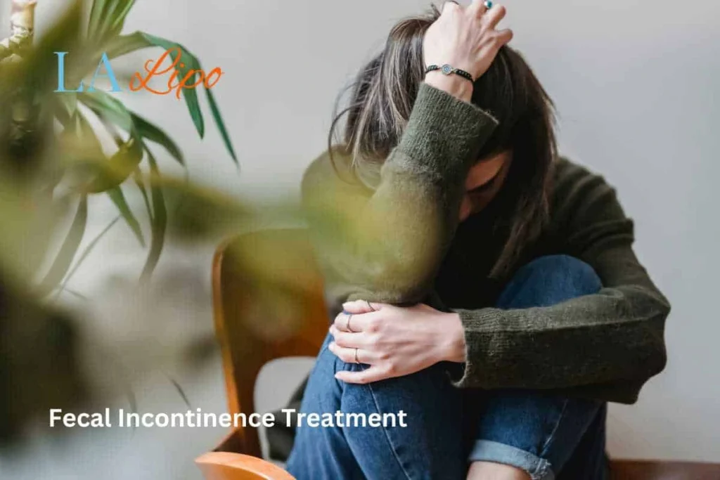 woman worried about fecal incontinence diet Park Royal